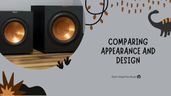Comparing Appearance and Design: Klipsch R-12SW vs R-120SW
